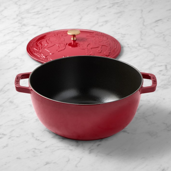 Staub Horse Lid French Oven, 5-Qt. | Williams Sonoma