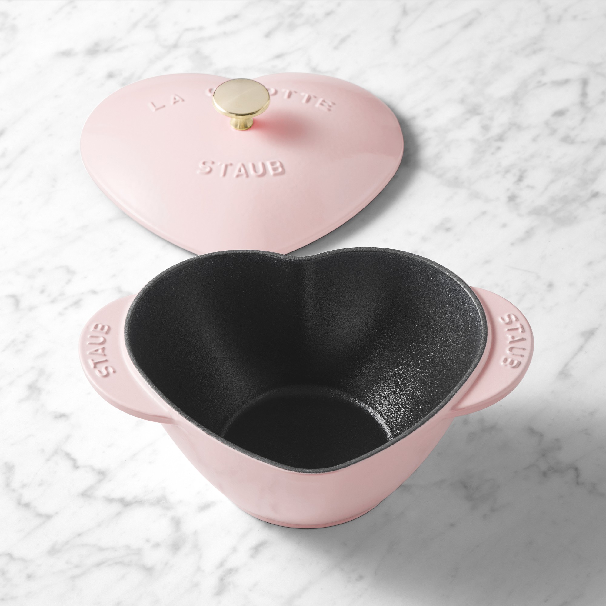 Staub Enameled Cast Iron Heart Dutch Oven, 1.75-Qt Sansujyuku sansujyuku.com