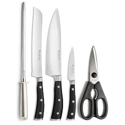 WÜSTHOF Classic Ikon Starter Knife Block, Set of 6