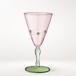 Famille Rose Goblets, 10-oz, Set of 2