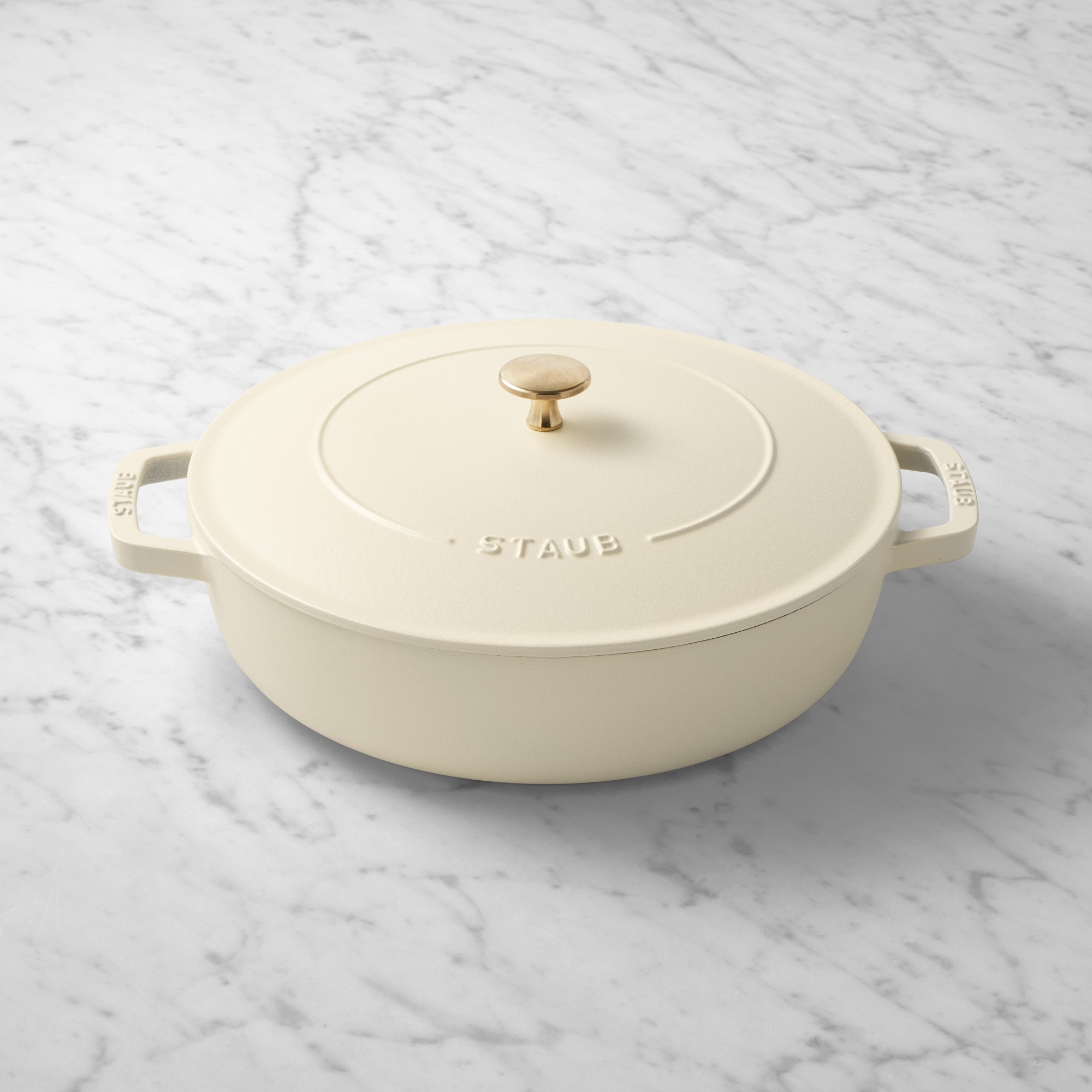 Staub x Smitten Kitchen Enameled Cast Iron Braiser 4-Qt Sansujyuku sansujyuku.com