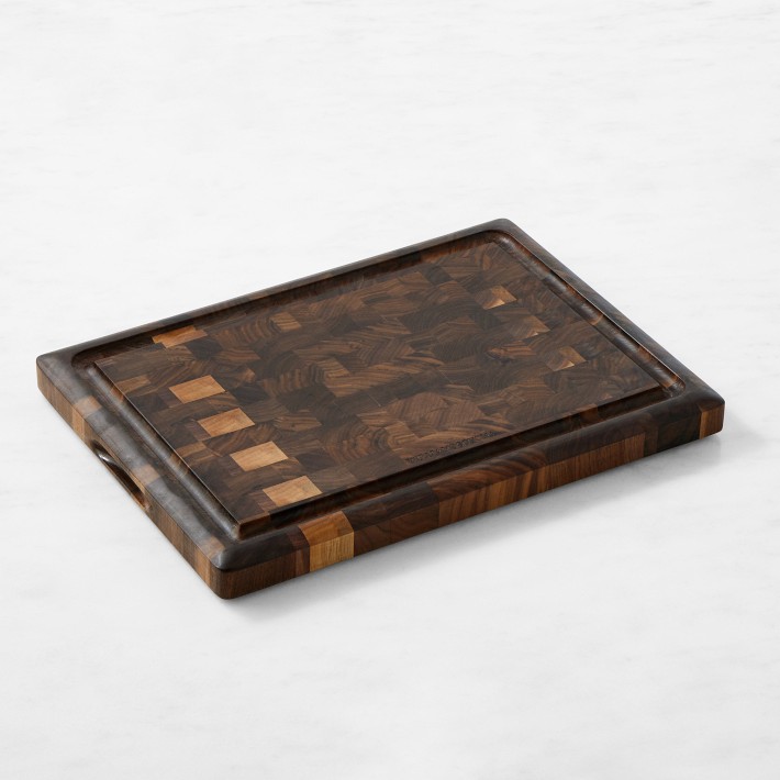 Williams Sonoma Walnut Wood Notch Cutting Board | Williams Sonoma