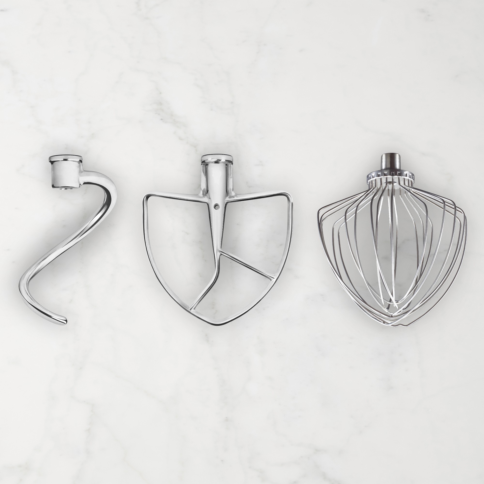 KitchenAid Stainless-Steel 3 Piece Accessory Set for Select Bowl-Lift Stand Mixers Simolary simolary.com