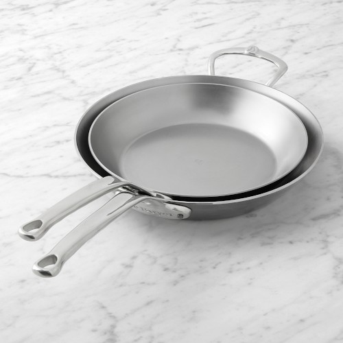 De Buyer Mineral B Pro Carbon Steel Fry Pan, Set of 2 Simolary simolary.com