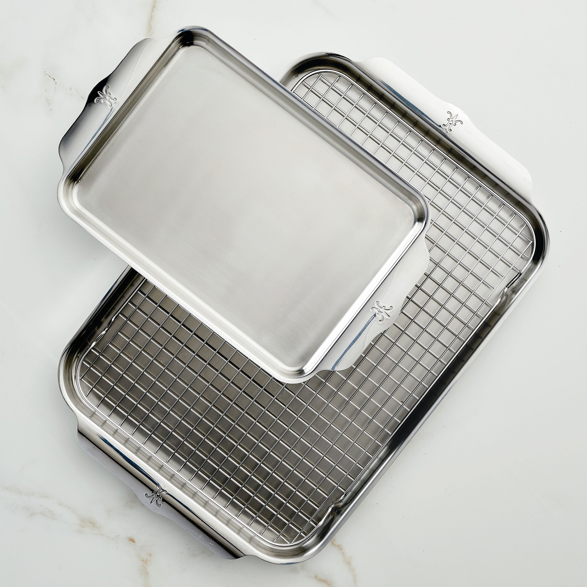Hestan Provisions OvenBond Stainless-Steel Ovenware, Set of 3 Simolary simolary.com