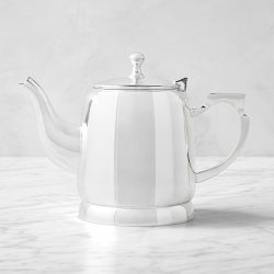 OPEN BOX:Heirloom Silver Teapot