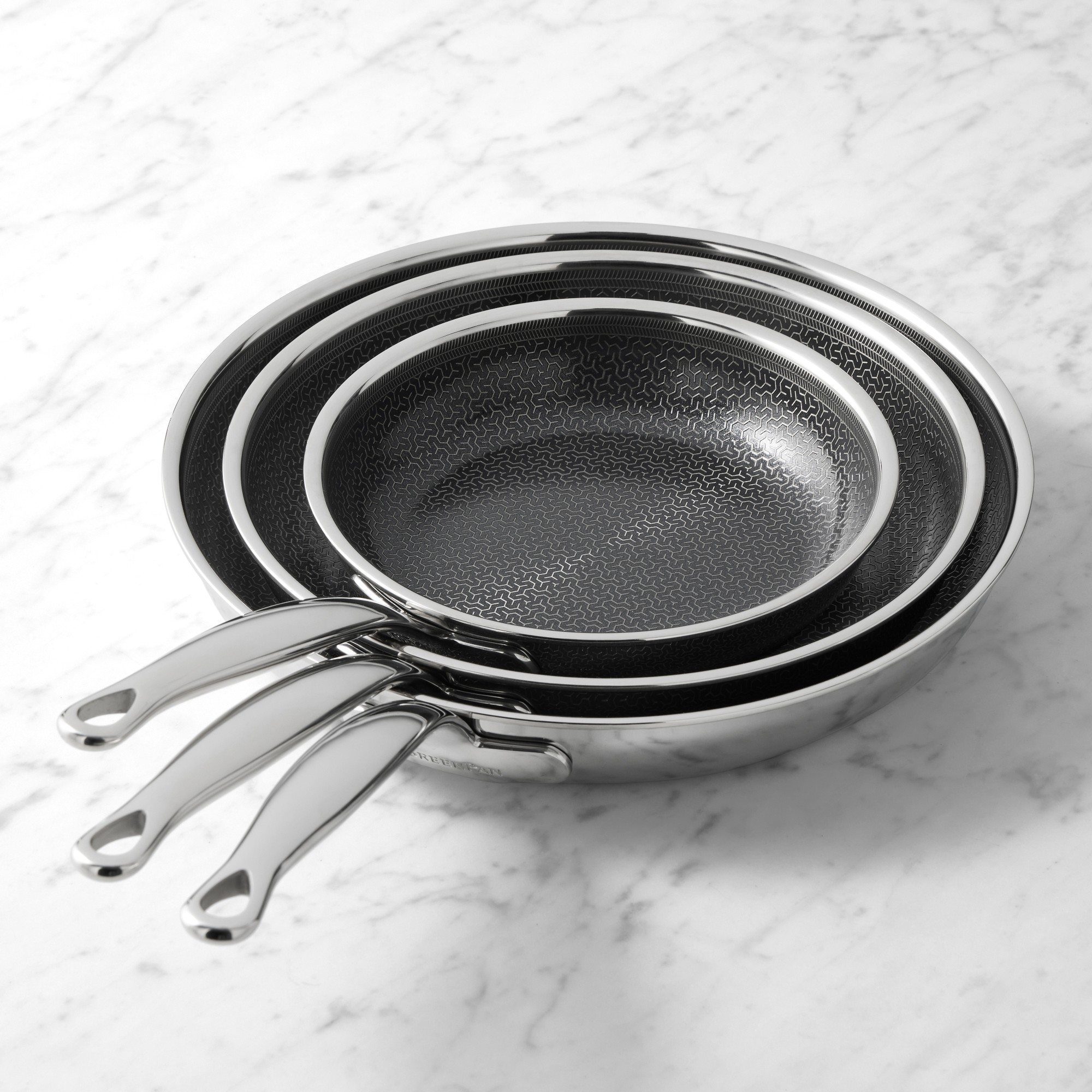 GreenPan Premiere Max Hybrid Stainless-Steel Ceramic Nonstick  Fry Pan, Set of 3 Sansujyuku sansujyuku.com