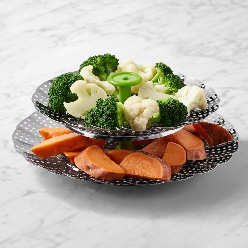 Kuhn Rikon 2-in-1 Stainless-Steel Stackable Steamer