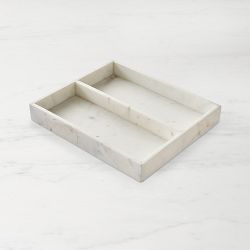 OPEN BOX:Marble Utensil & Accessories Tray