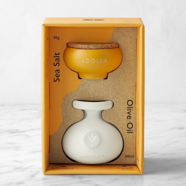 Ladolea Olive Oil & Salt Gift Set | Williams Sonoma