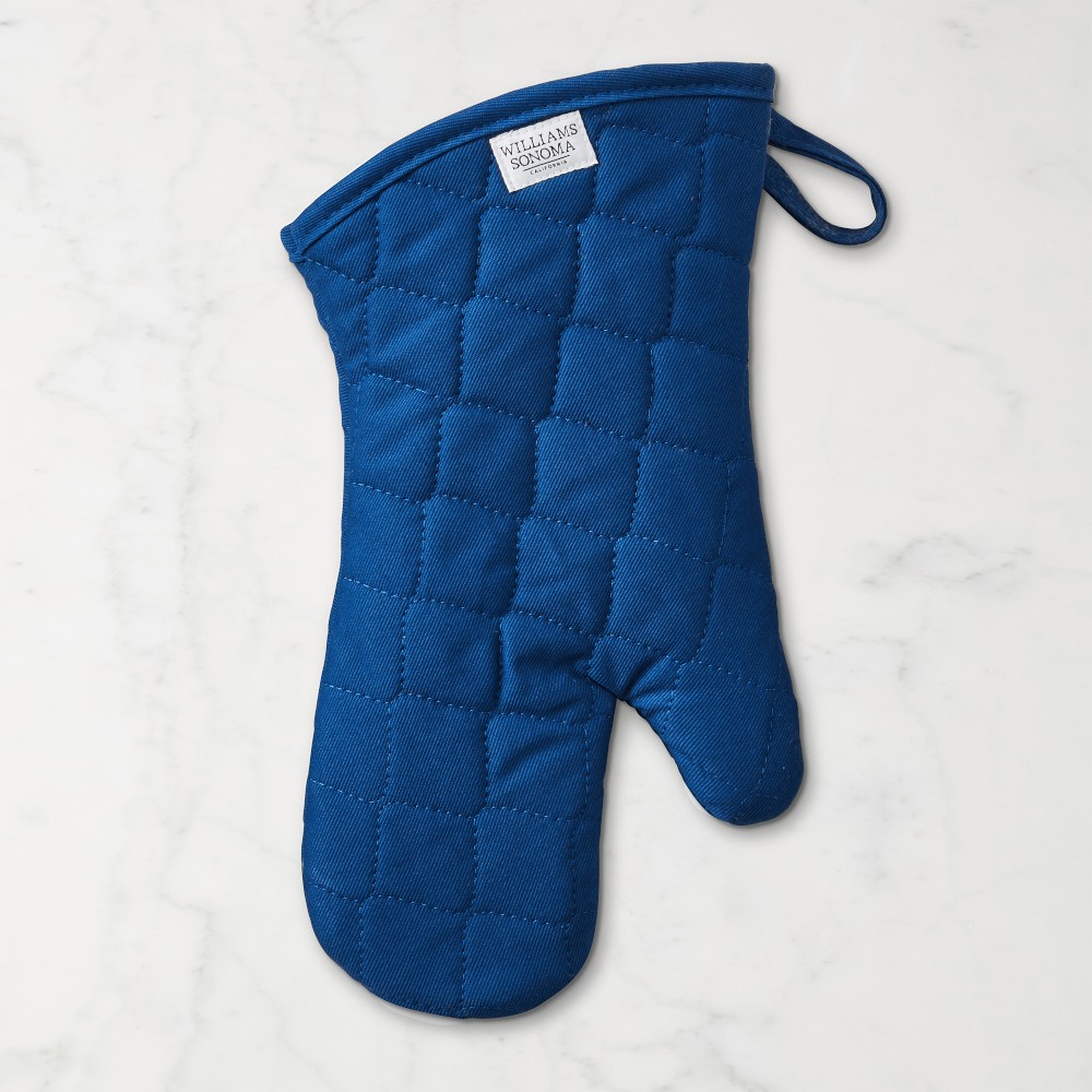 Solid Oven Mitt - Bright Blue