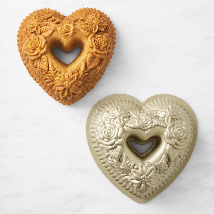 Nordic Ware Floral Heart Bundt® Pan | Williams Sonoma