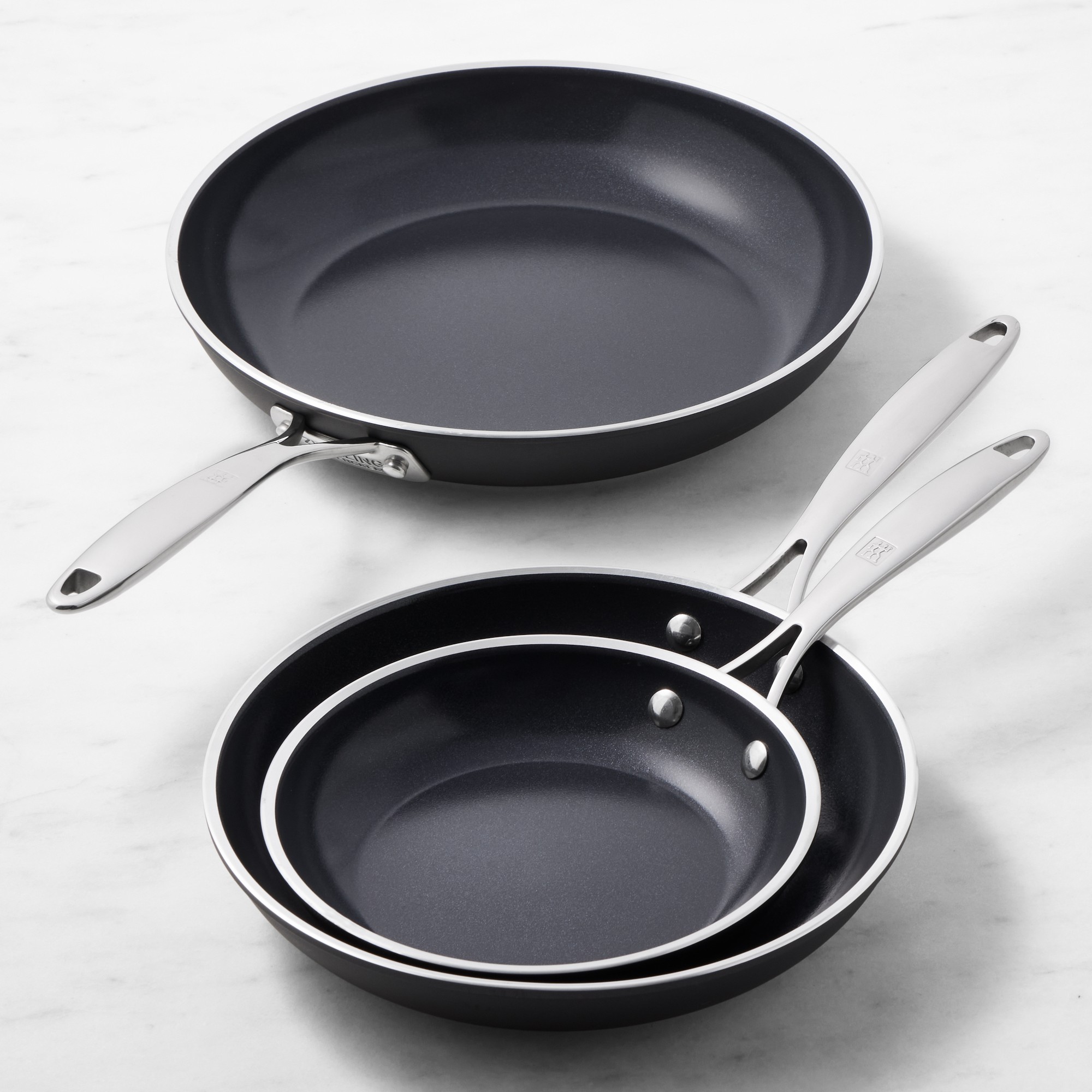 Zwilling Forte Plus Ceramic Nonstick Fry Pan, Set of 3 Simolary simolary.com