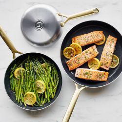 GreenPan™ GP5 Stainless-Steel Ceramic Nonstick Fry Pan, Set of 3