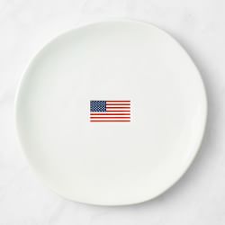 American Flag Dinner Plates, Set of 4