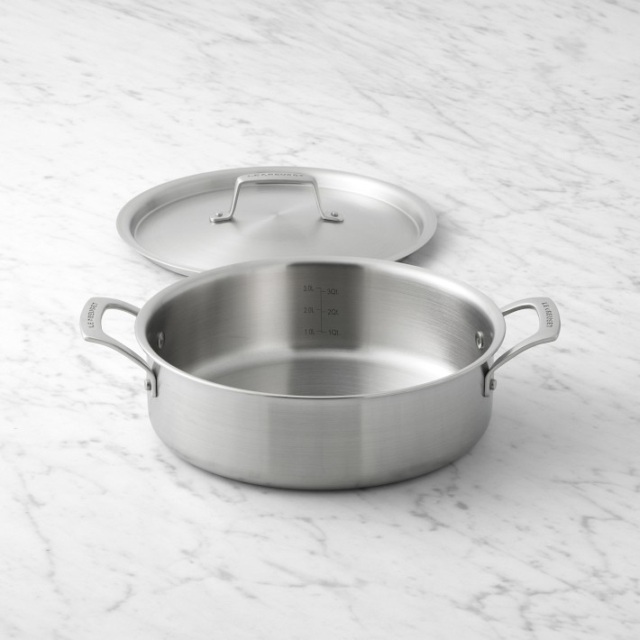 Le Creuset Essential Stainless-Steel Rondeau 4.5-Qt | Williams Sonoma