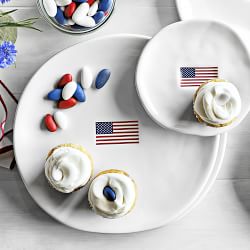 American Flag Dinner Plates, Set of 4