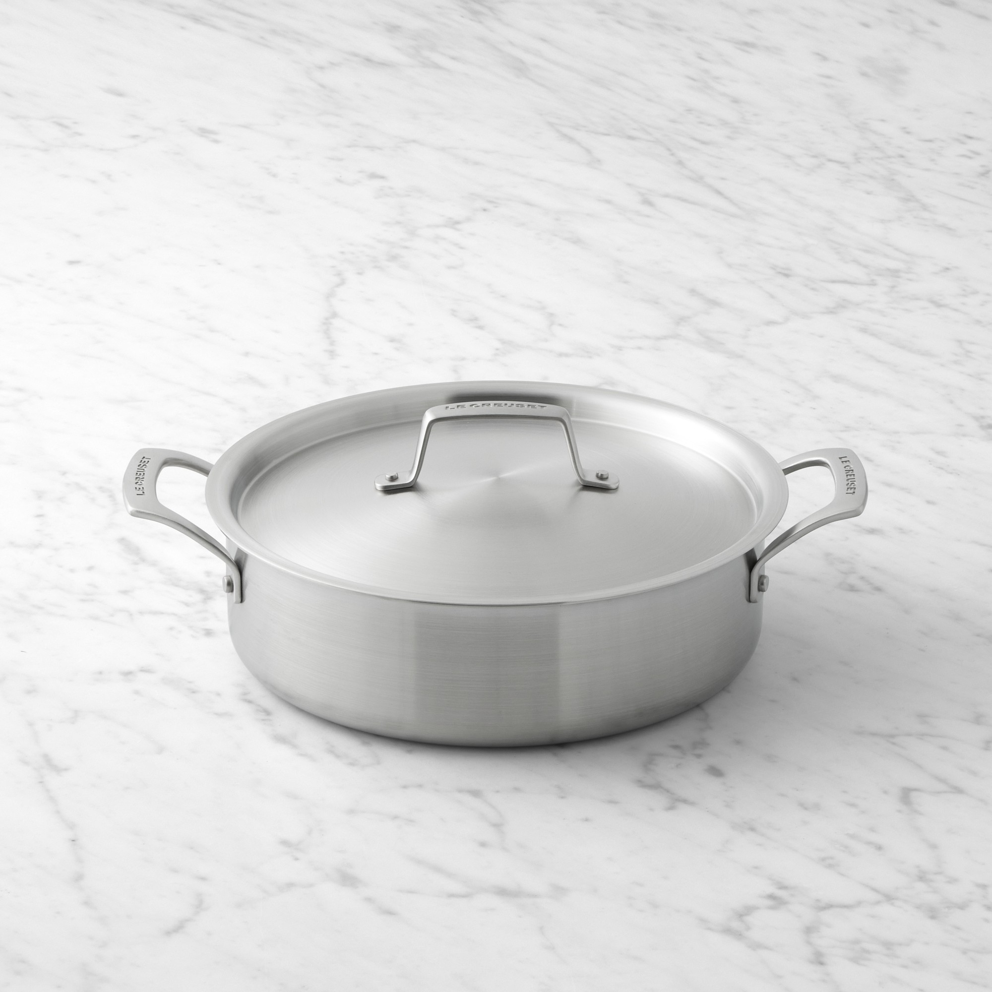 Le Creuset Essential Stainless-Steel Rondeau, 4.5-Qt Simolary simolary.com