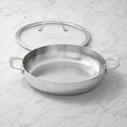 SCANPAN® TSS+ S Stainless-Steel Covered Chef's Pan, 5.5-Qt