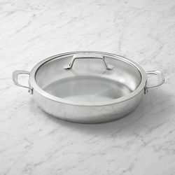 SCANPAN® TSS+ S Stainless-Steel Covered Chef's Pan, 5.5-Qt.