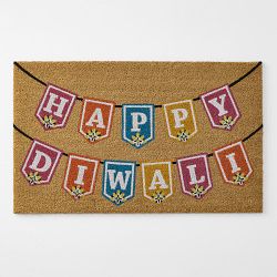 Williams Sonoma Happy Diwali Doormat