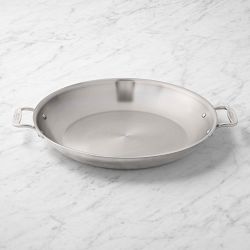 All-Clad D3 Tri-Ply Stainless-Steel Paella Pan, 14"