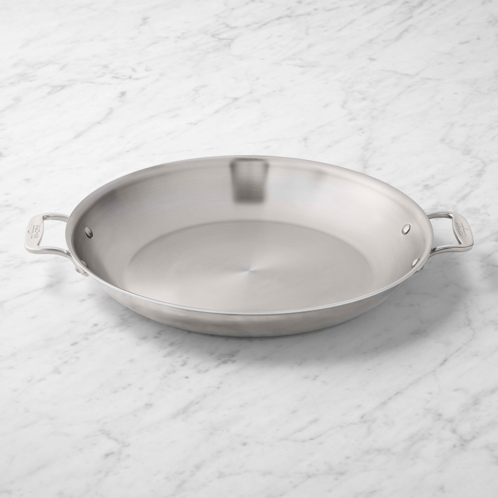 All-Clad  D3 Tri-Ply Stainless-Steel Paella Pan, 14″ Simolary simolary.com