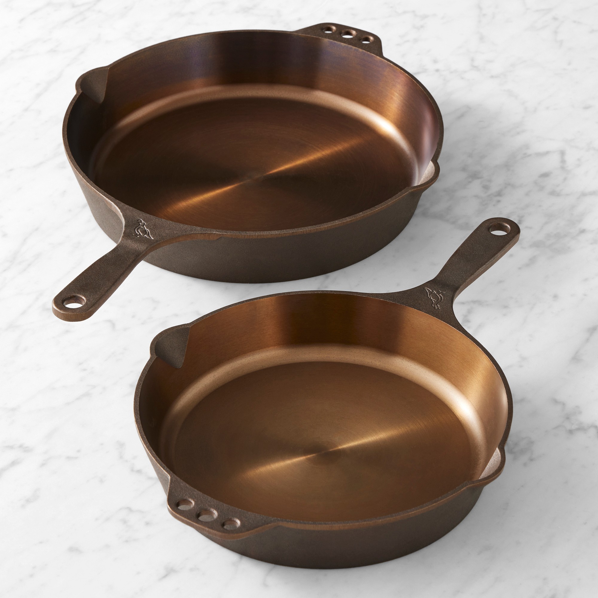 Smithey Seasoned Cast Iron Classic Skillet, Set of 2 Simolary simolary.com