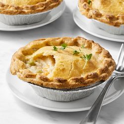 Mini Chicken Pot Pies, Serves 4