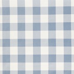 Fabric By The Yard, Blanche Buffalo Check, Light Blue