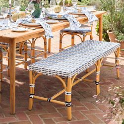 Hill House x Williams Sonoma Home Adelaide Indoor/Outdoor Dining Bench