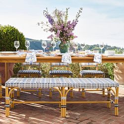Hill House x Williams Sonoma Home Adelaide Indoor/Outdoor Dining Bench