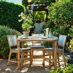 Hill House x Williams Sonoma Home Adelaide Indoor/Outdoor Dining Game Table (42")