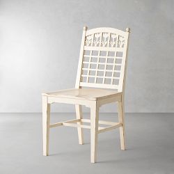 Hill House x Williams Sonoma Home Carved Tulip Dining Side Chair