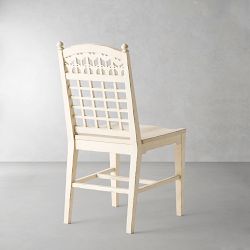 Hill House x Williams Sonoma Home Carved Tulip Dining Side Chair