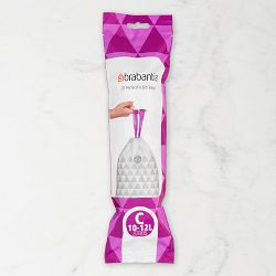 Brabantia PerfectFit Trash Bags, Code C Trash Bags White