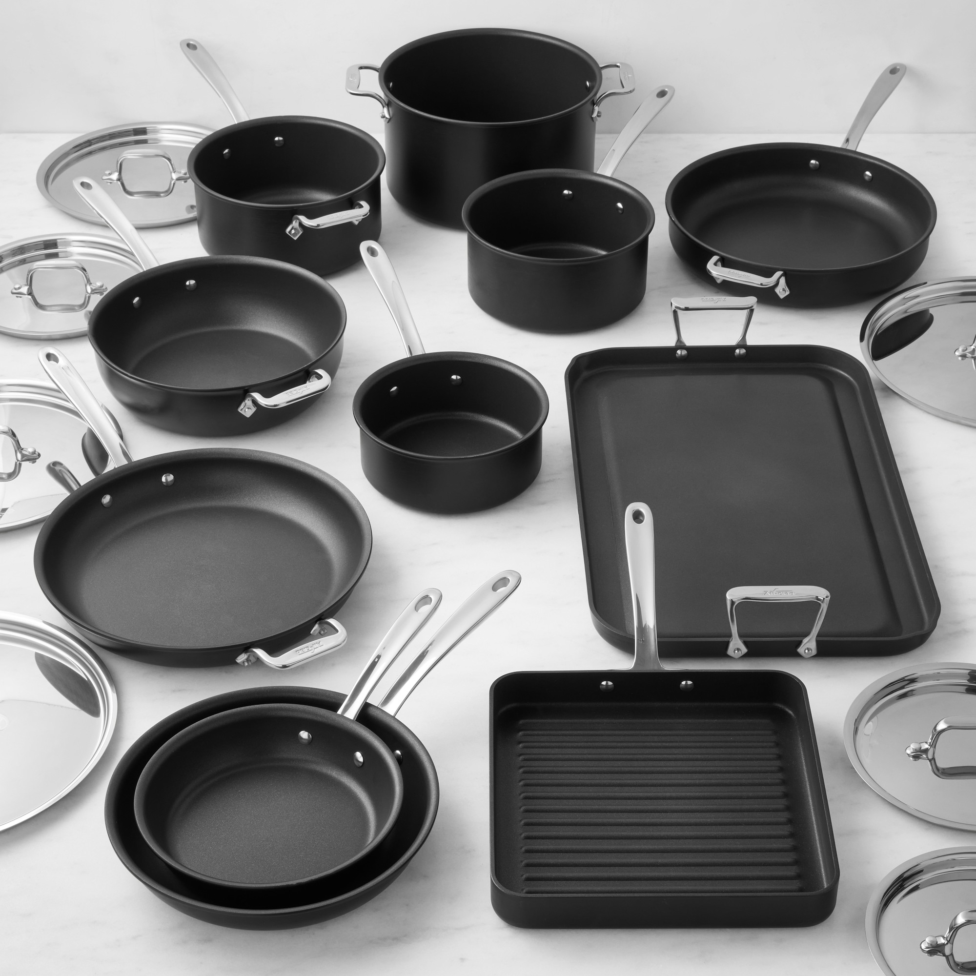 All-Clad NS Pro Nonstick 18-Piece Cookware Set Sansujyuku sansujyuku.com