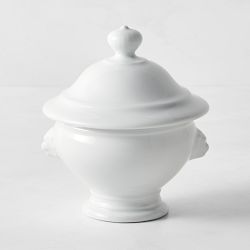 Apilco Lion's Head Soup Bowl with Lid