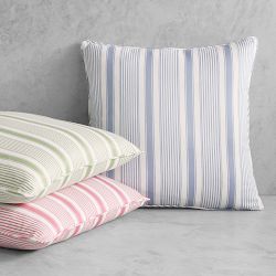 Hill House x Williams Sonoma Home Georgia Outdoor Stripe Pillow