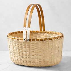 OPEN BOX: Hill House Basket, Oval, Natural