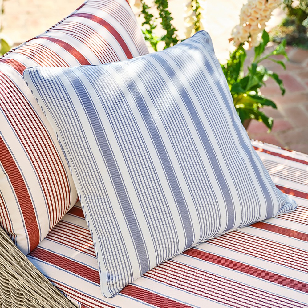 Hill House x Williams Sonoma Home Georgia Stripe Outdoor Pillow