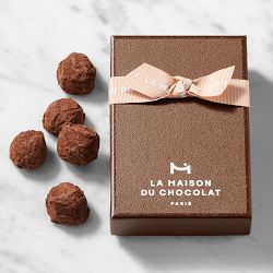 La Maison du Chocolat Dark Chocolate Truffle Gift Box, 13 Pieces