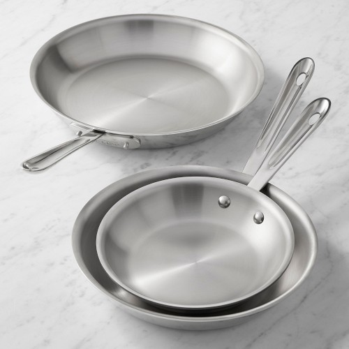 All-Clad D5 Stainless-Steel Fry Pan, Set of 3 Simolary simolary.com