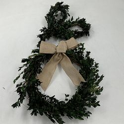 OPEN BOX:Sitting Garden Bunny Wreath