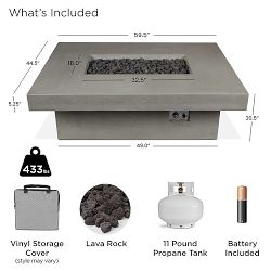 Solana Fire Table (45")