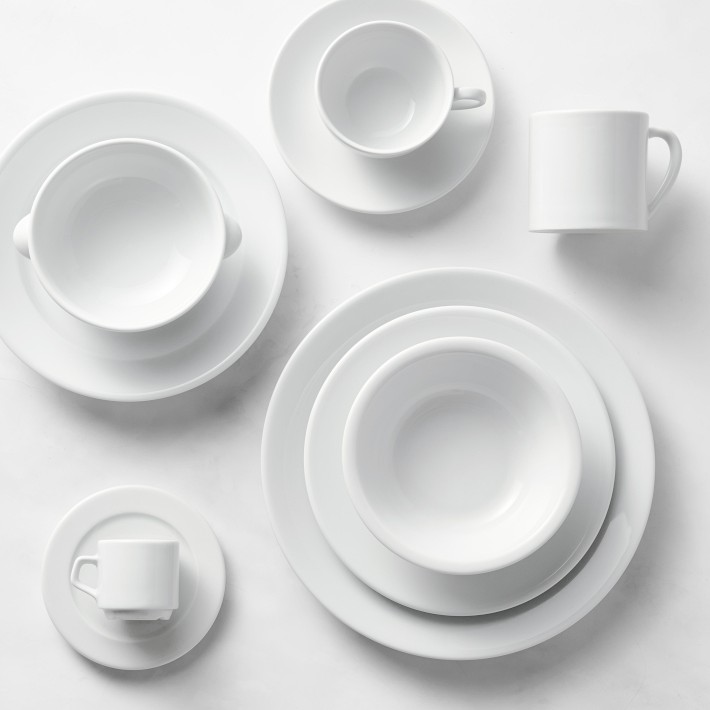 アピルコ（APILCO）白浅ボール　4枚セット Apilco Tradition Porcelain Bouillon Bowls | Williams Sonoma