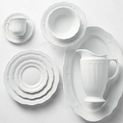 Pillivuyt Queen Anne Porcelain Dinner Plates