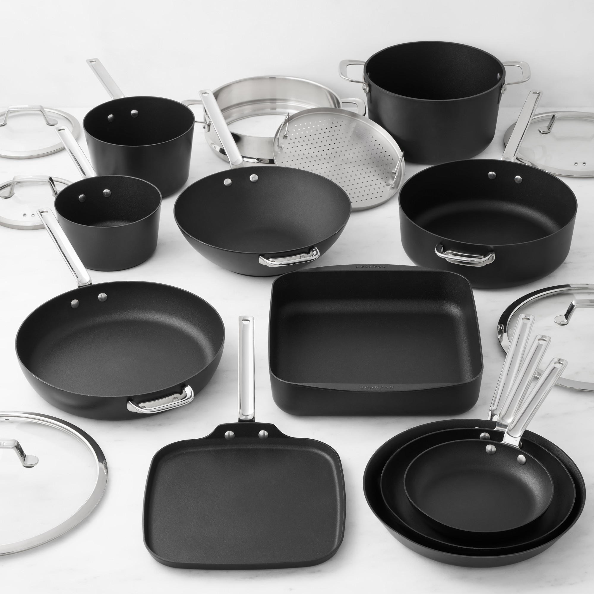 SCANPAN TechnIQ Nonstick 17-Piece Cookware Set Sansujyuku sansujyuku.com