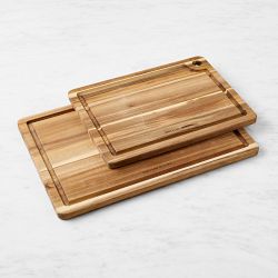 Williams Sonoma Notch Cutting &amp; Carving Board, Acacia