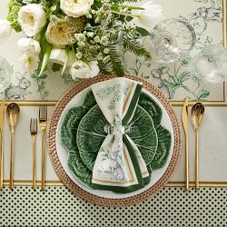 Garden Lattice Tablecloth, 70"x108"